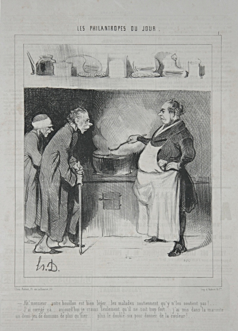 Honoré Daumier, Les Philantropes du jour Nr. 1