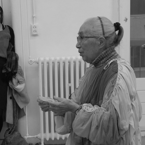 Takako Saito 2015 bei einer Performance